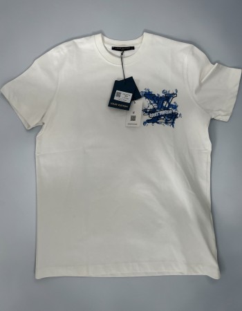 T-shirt LV White/Blue