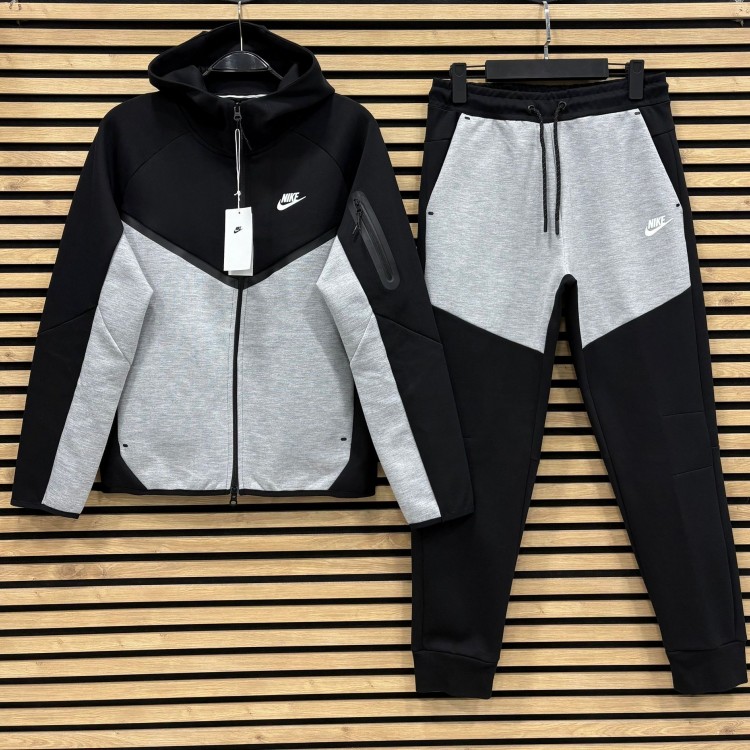 NK Fleece Gray/Black